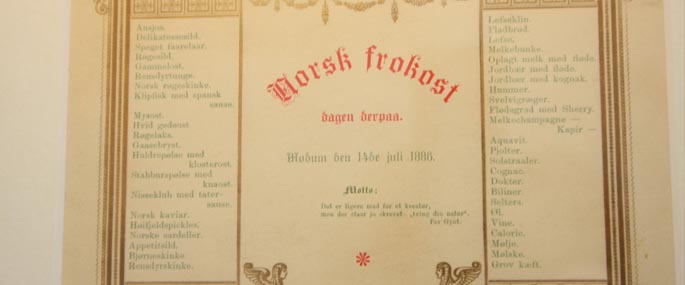 Naturforskernes frokostmeny