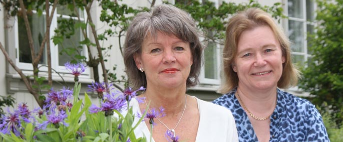 Elisabet Tørnqvist og Barbro Lindhe