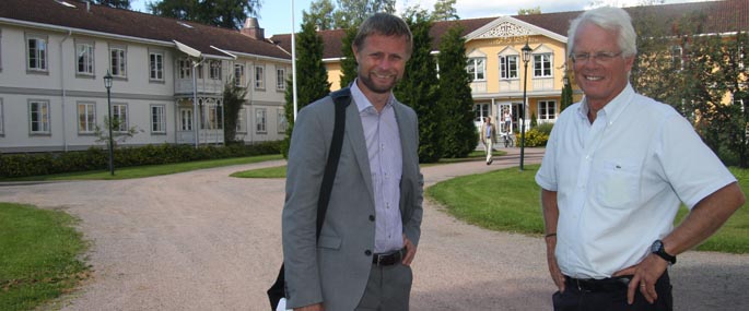 Bent Høie sammen med Ole Johan Sandvand