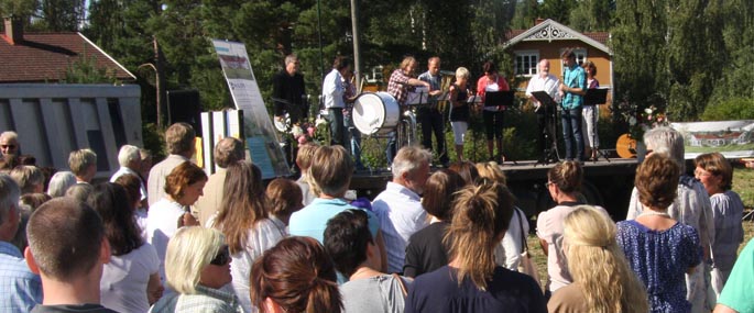 Publikum på jordet