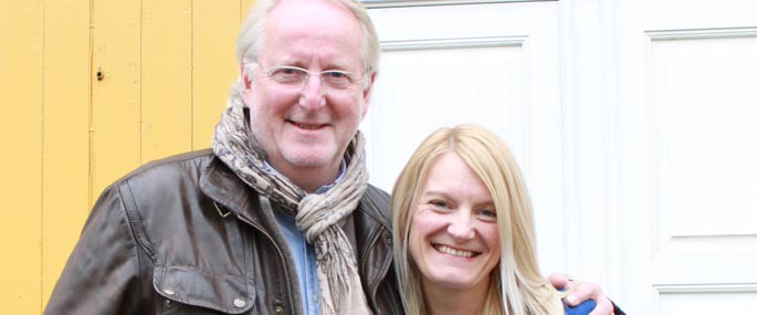 Eyvind Hellstrøm og Karianne Vrabel