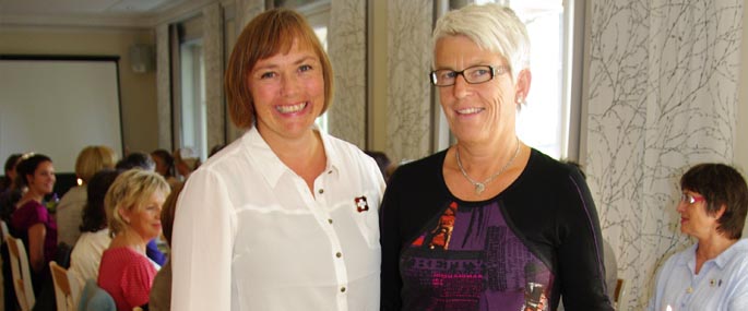 Jorid Gravdal og Liv Astrid Rosenlund