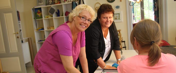 Ellen J. Haavik og Hanne Harstad
