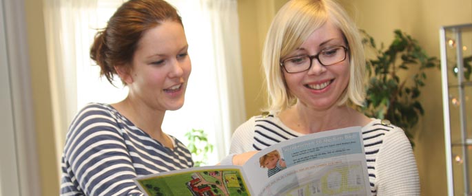 Ida Fønnebø Rypdal og Ella Mannes Johnsen
