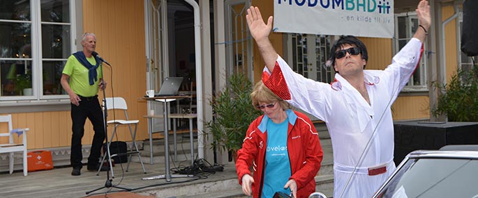 "Elvis" ankommer Opplevelsesdagen