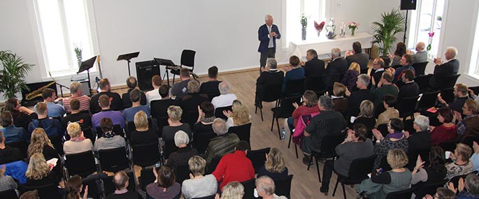 Adm.direktør Ole Johan Sandvand ønsker velkommen