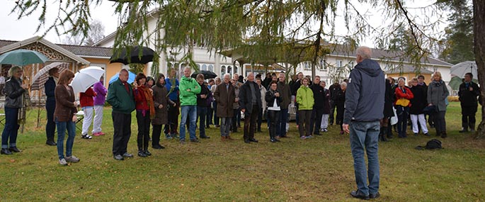 Publikum i parken