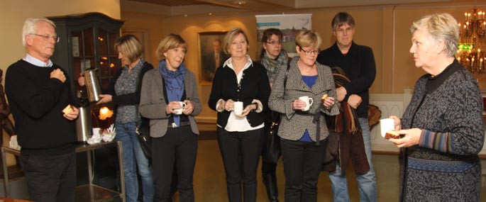 Mottakelse i foajeen