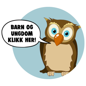 Barneside, bilde av ugle. Link i bildet.