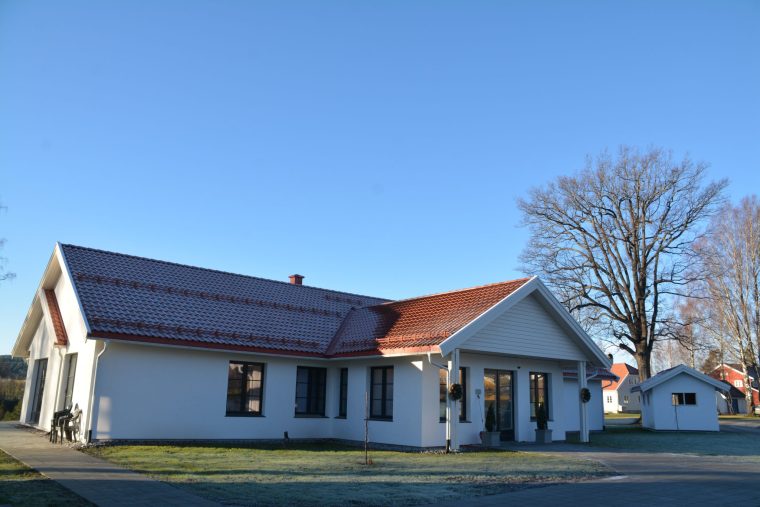Depresjonsavdelingen har grupperom i dette bygget, Villa Utsikten.